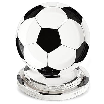 Dessert soccer plates