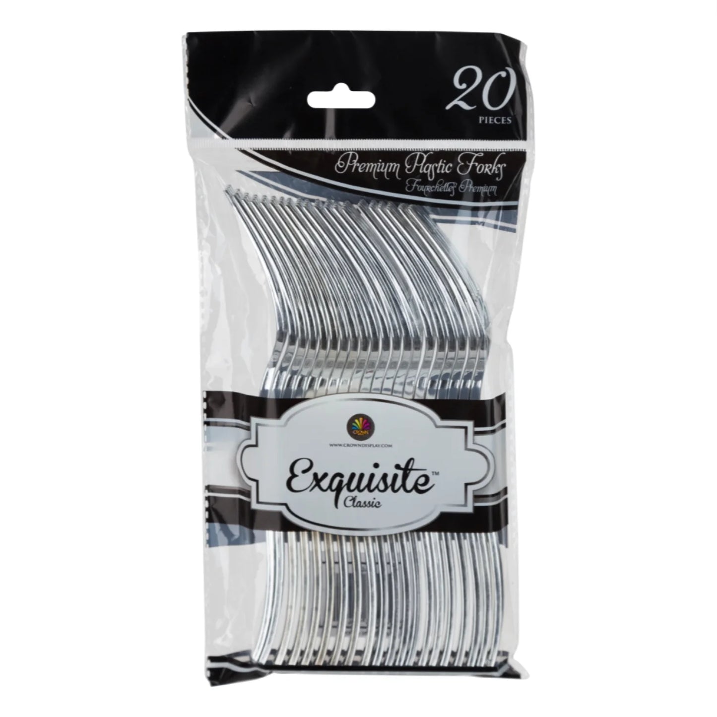 Exquisite Silver Fork, 20 Ct