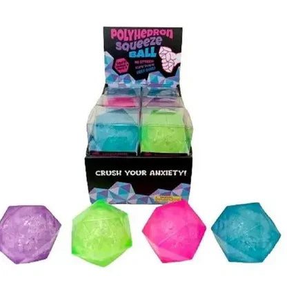 Polyhedron squeeze ball