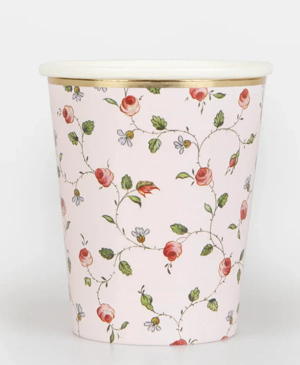 MERI MERI X LADUREE PARIS ROSE BUD PARTY CUPS