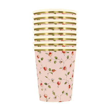 MERI MERI X LADUREE PARIS ROSE BUD PARTY CUPS