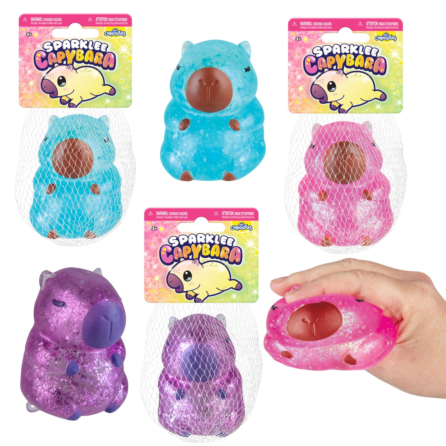 ORB Curiosities Sparklee Capybara Squishy Toy
