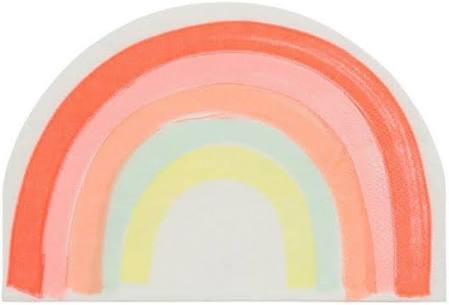 Meri Meri Neon Rainbow Napkin