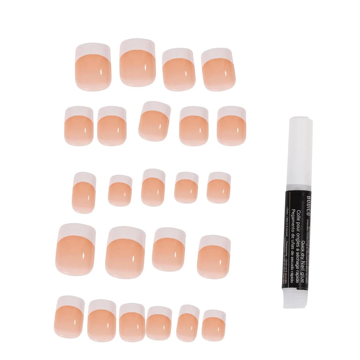 Natural French nails