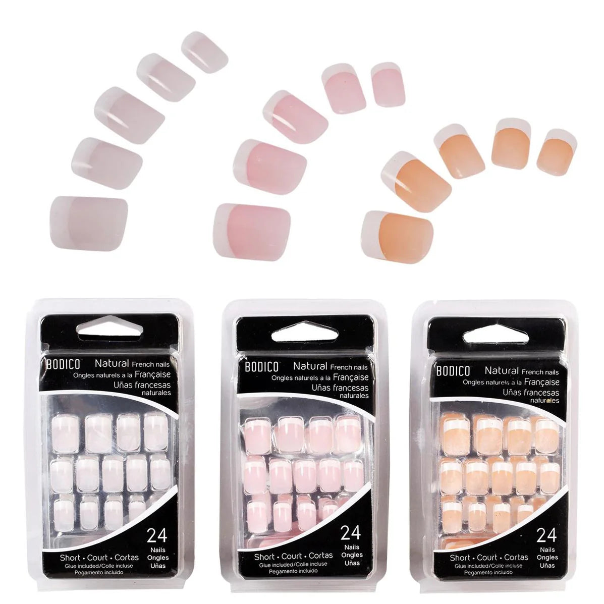 Natural French nails