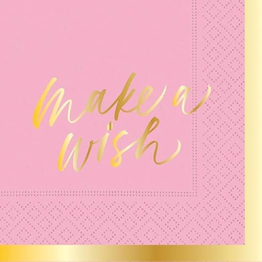 Make a wish napkins