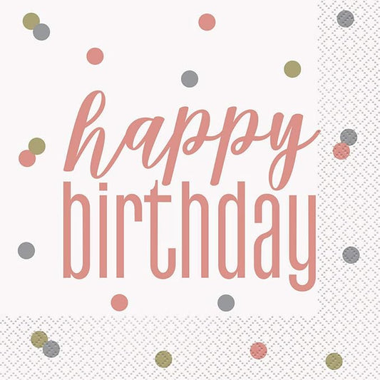 Unique Glitz Birthday Party Napkins