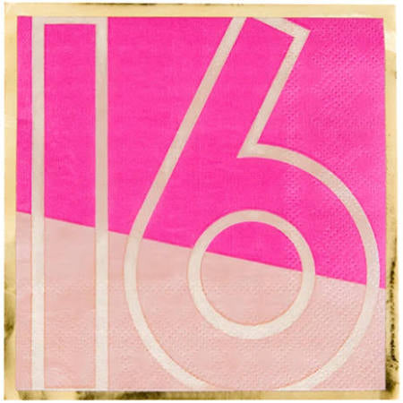 SWEET 16 COCKTAIL NAPKINS