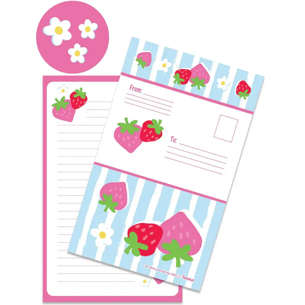 STRAWBERRY foldover cards