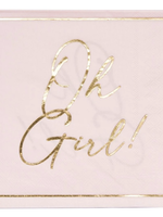 Lunch Napkin Hey Baby Pink