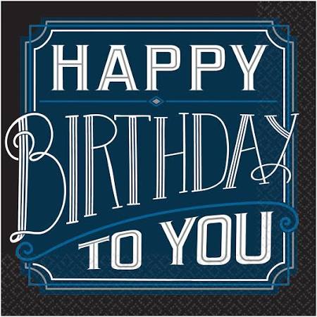 Happy Birthday To You Luncheon Napkins
