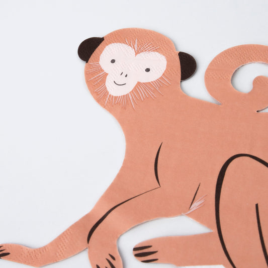 Meri Meri Monkey Napkins