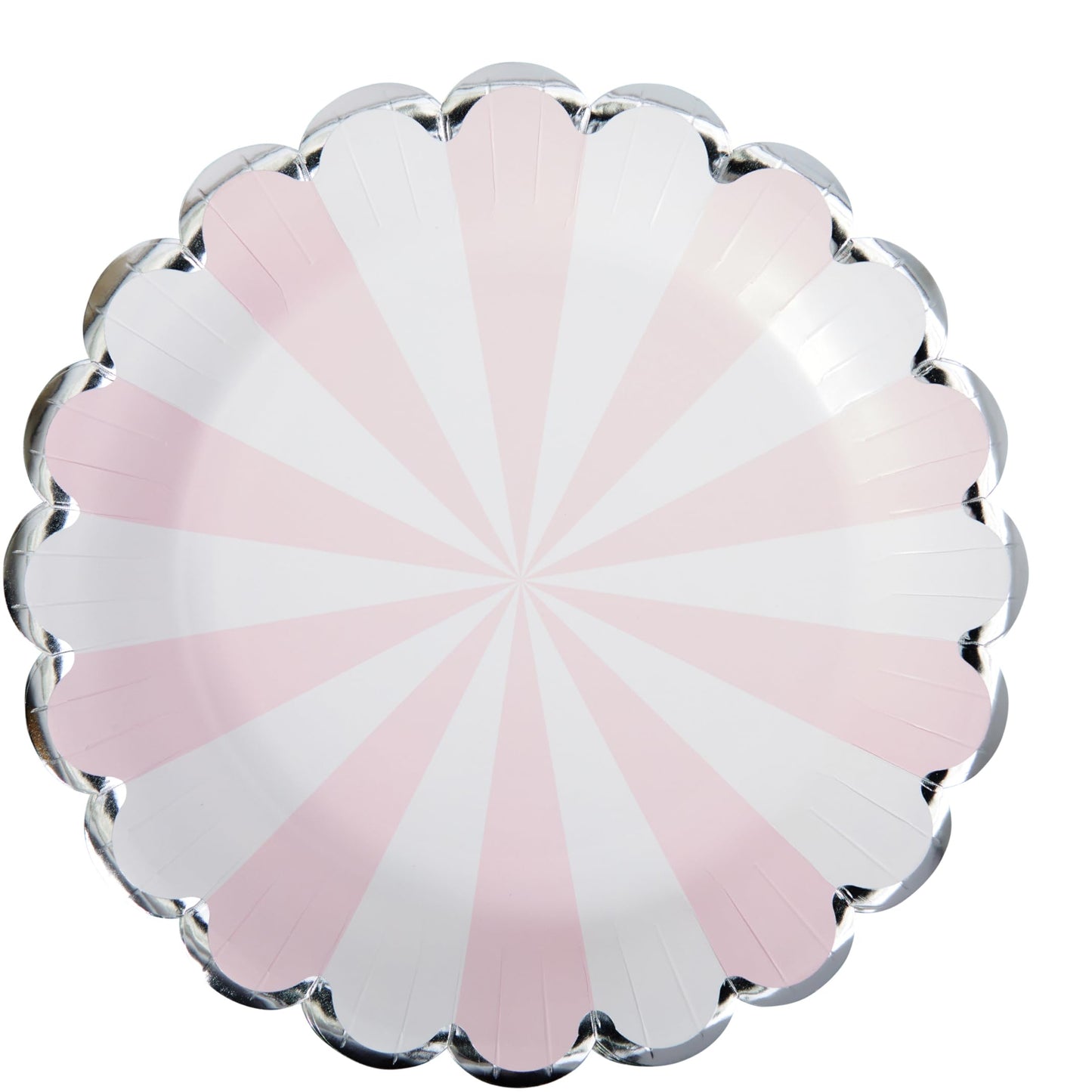 8 COATED DESSERT PLATES