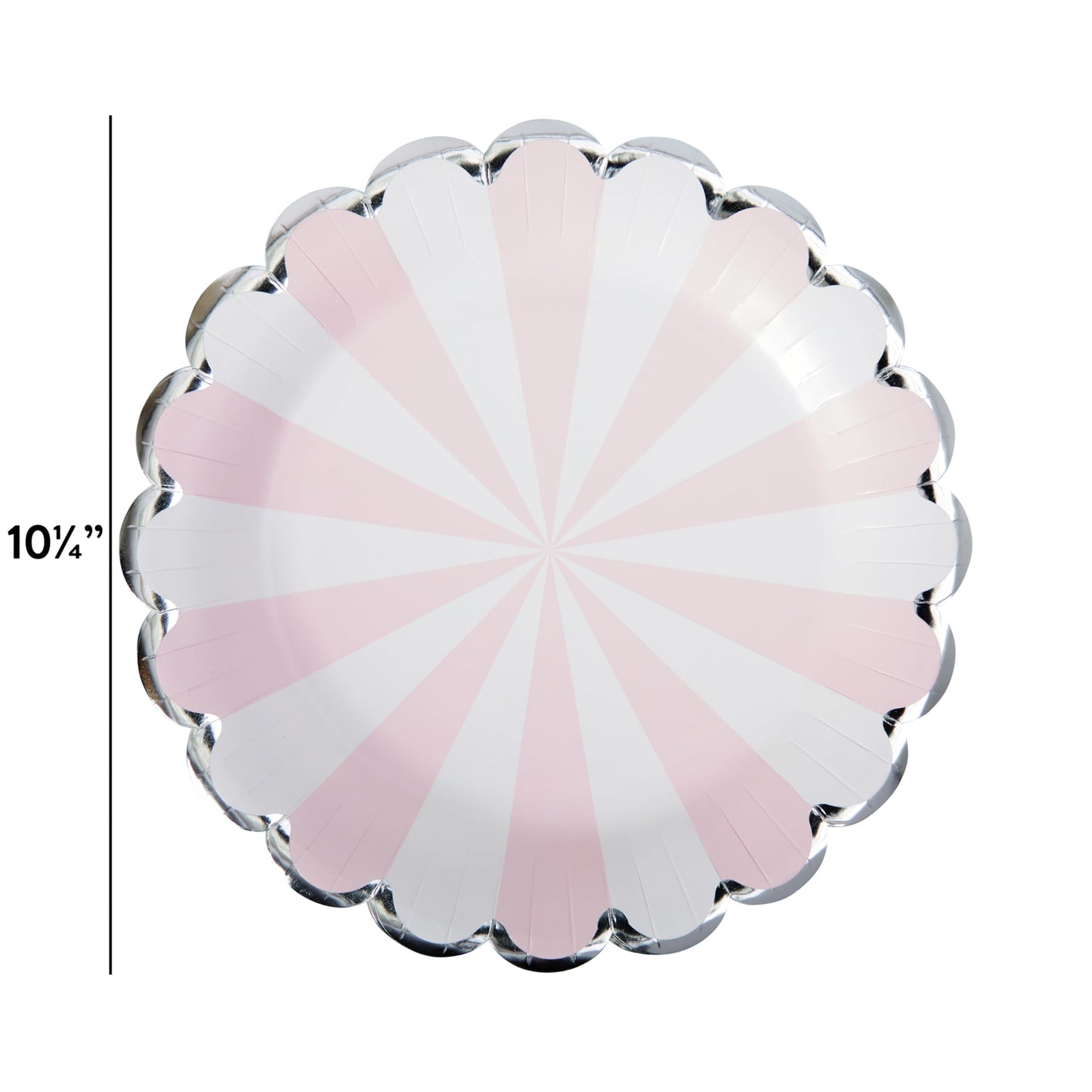 PINK SWIRL DESSERT PLATE