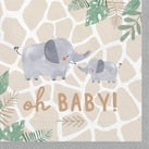 Jungle oh baby napkins