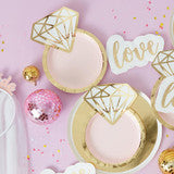 Paper Lunch Plate - Engagement Ring