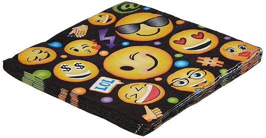 Wanna Party LOL Theme Emoji Tissue Napkins (Pack of 16)