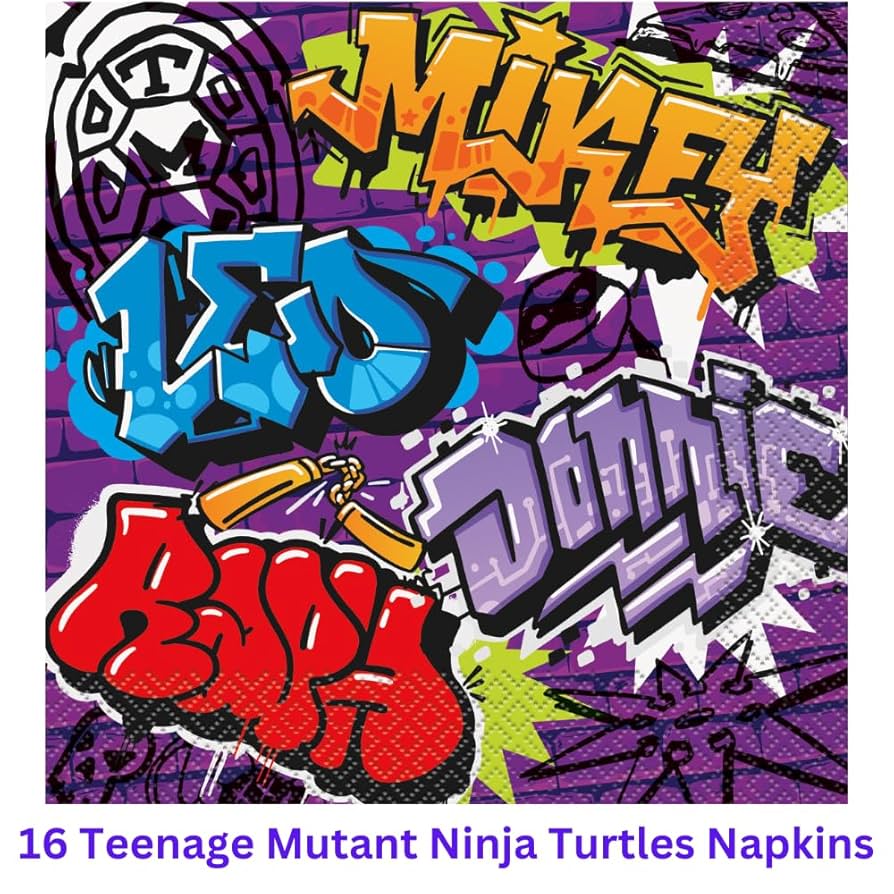 Ninja Turtles Luncheon Napkin