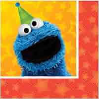 Cookie Monster beverage napkins