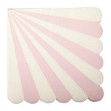 Lunch Napkins - White Pinwheel
