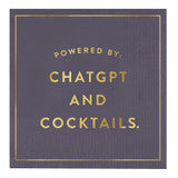 Cocktail Napkins - ChatGPT and Cocktails