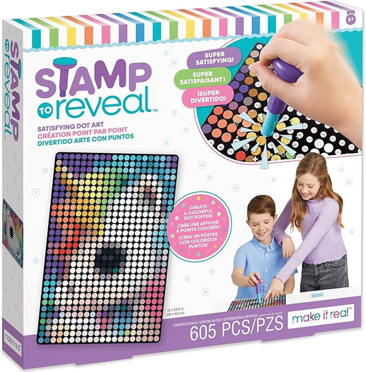 Make It Real Stamp to Reveal | Unicorn | Dot Art