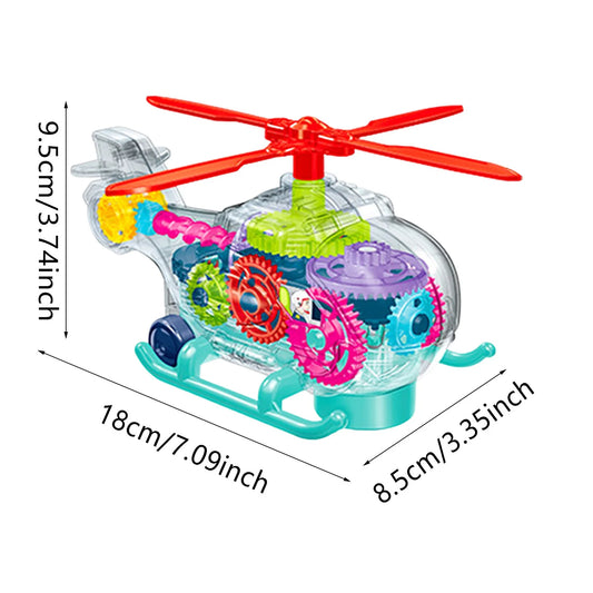 Light-Up Transparent Helicopter