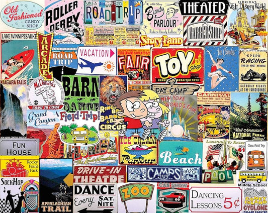 Places I went as a kid puzzle