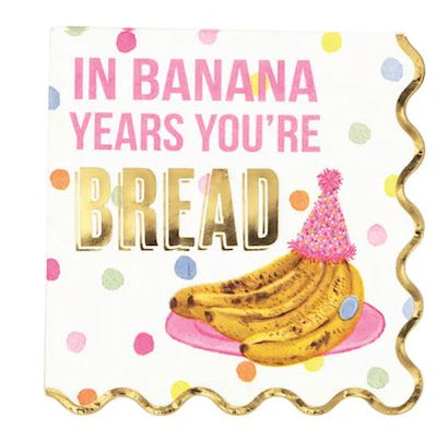 BREAD BIRTHDAY COCKTAIL NAPKIN