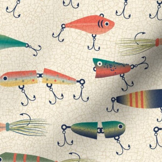 Lure print cocktail napkins