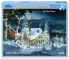 Friends in winter puzzle
