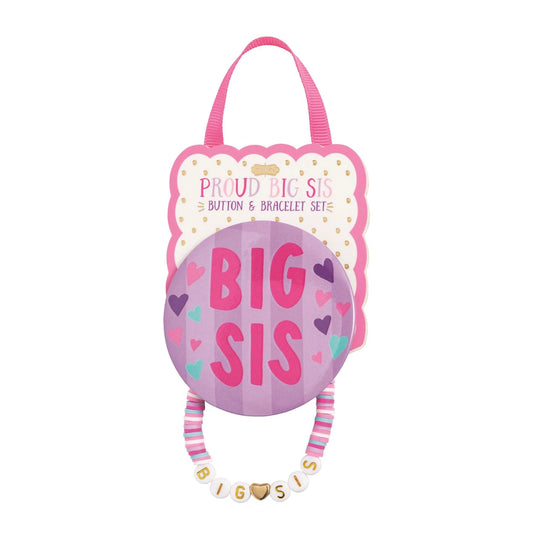 BADGE AND BRACELET SET - BIG SIS