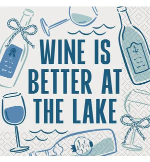 Better At The Lake - Quip Cocktail Napkin