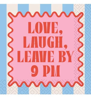 LLL 9 Pm - Quip Cocktail Napkin