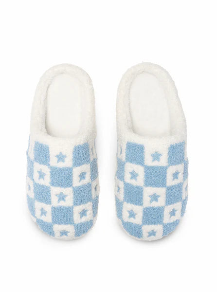 STAR CHECKER SLIPPERS