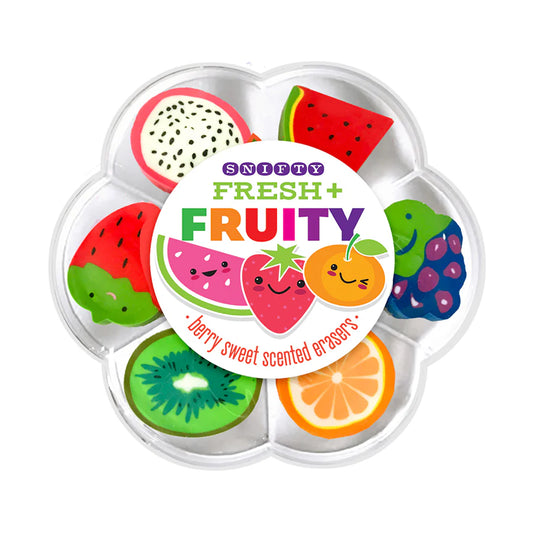 SNIFFY FRESH FRUIT ERASERS