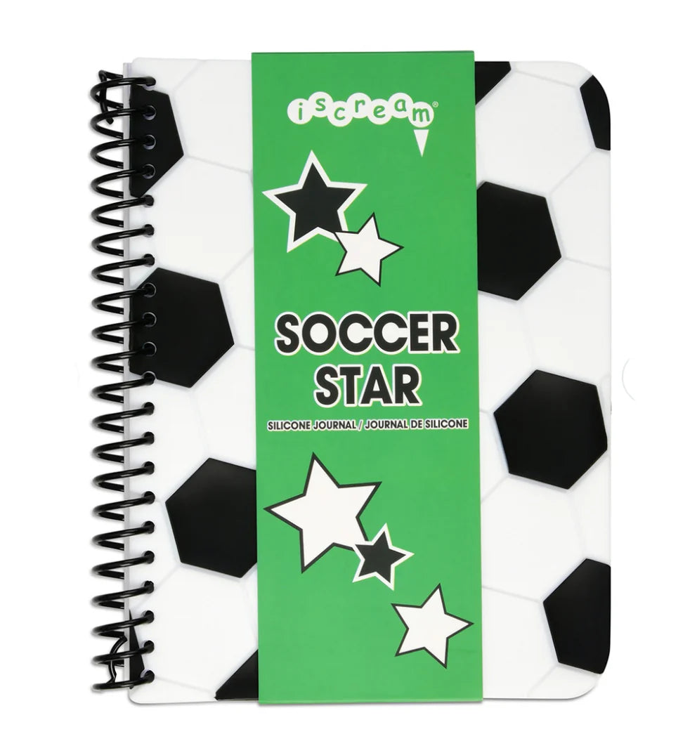 Iscream | Soccer Star Silicone Notebook