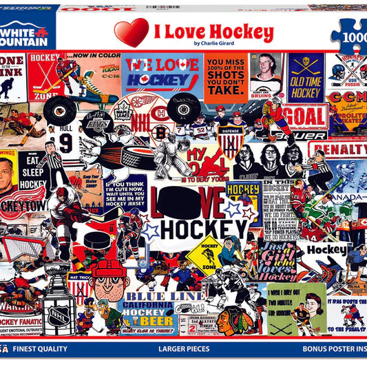 I love hockey puzzle