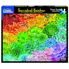 Succulent Rainbow puzzle