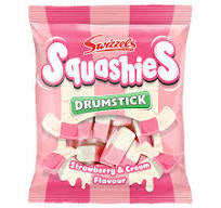 Squashies Strawberry and Cream (UK) - 120g