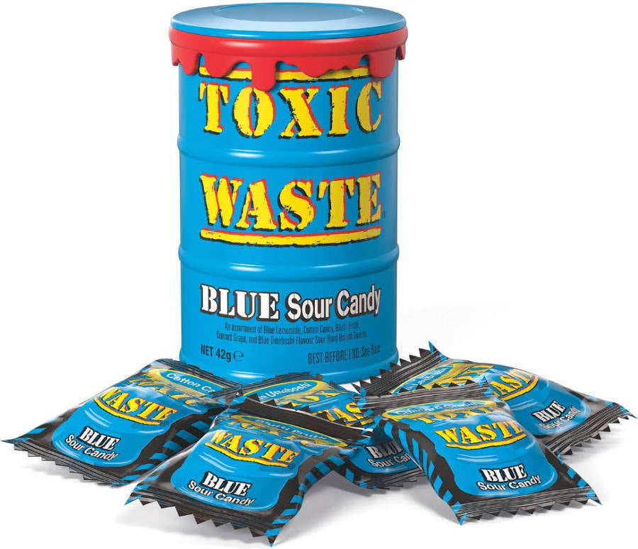 Toxic Waste Blue Sour Candy