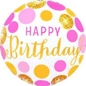 Happy Birthday Dot Balloon