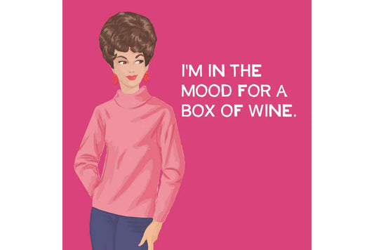 I’m in the Mood for Boxed Wine Cocktail Napkins