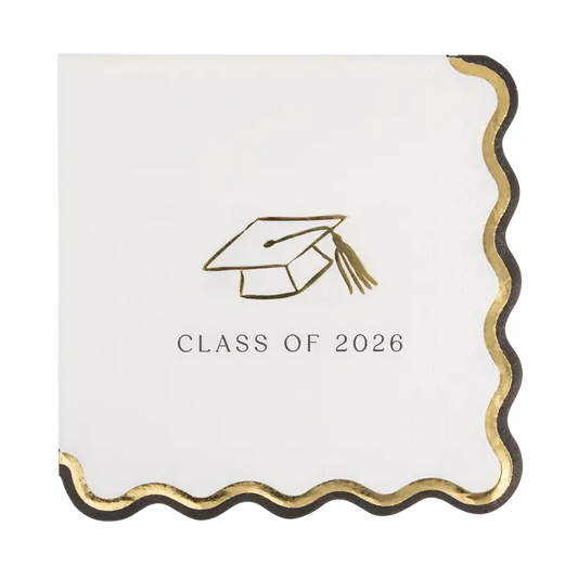 Class of 2026 cocktail napkin