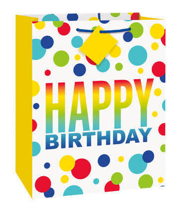 Rainbow spots happy birthday