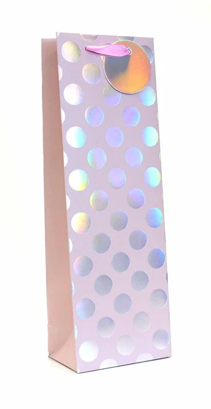 Bottle bag disc glitter