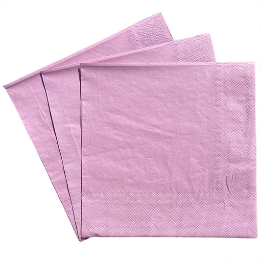 Pink lunch napkin