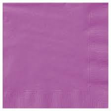 Purple lunch napkin