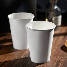 White paper cups 12 oz