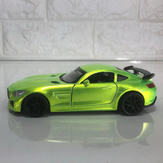Exclusive Green Alloy Metal Pull Back Die-cast Car Scale Model Mini Auto Toy for Kids